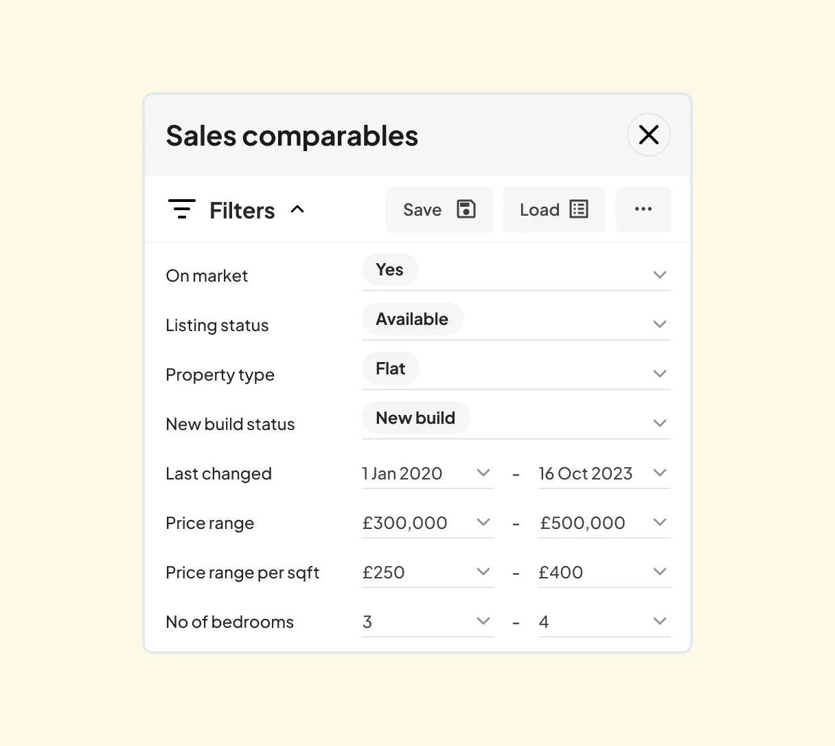 Searchland Rightmove onmarket rental and sales listings