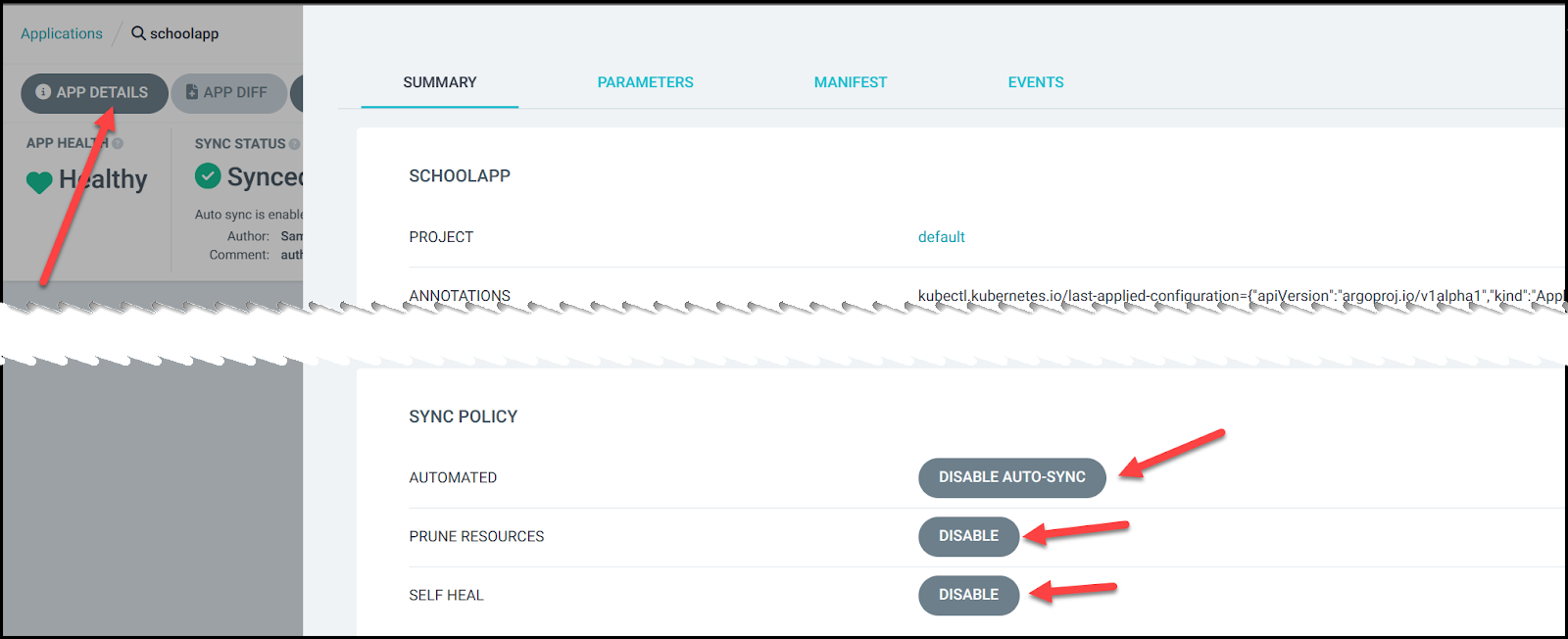 Enabling Auto Sync