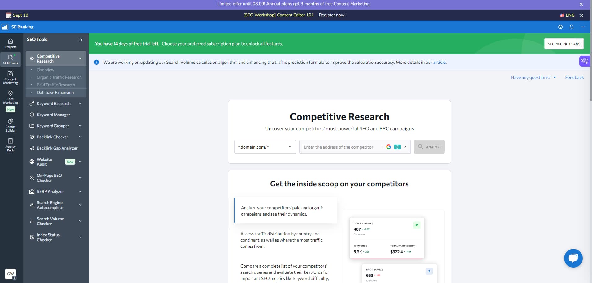 SE Ranking Review - Boost Your SEO Performance With an AI-powered ...