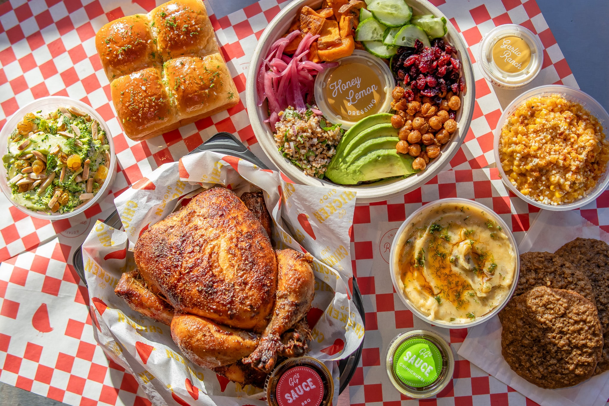 GG's Chicken Shop | Chef Lee Wolen | Rotisserie Chicken, Chicken ...