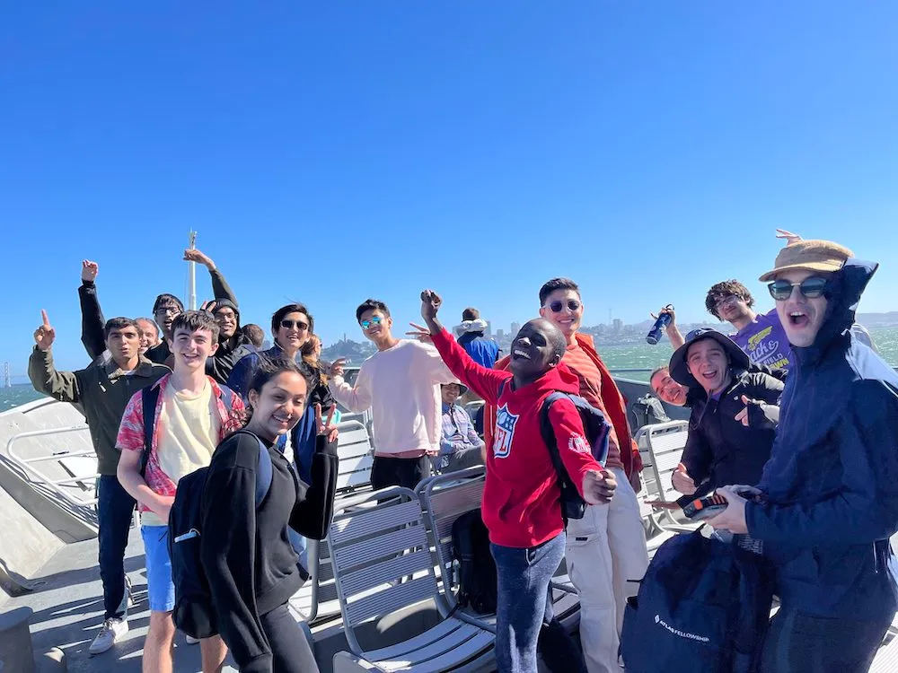 Atlas Fellows on a field trip