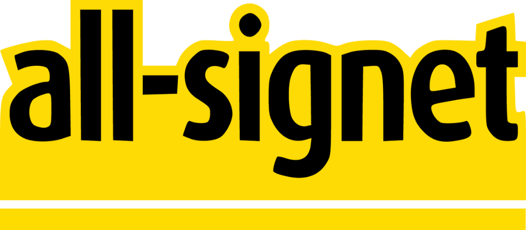 Invertierte Variante des all-signet logos
