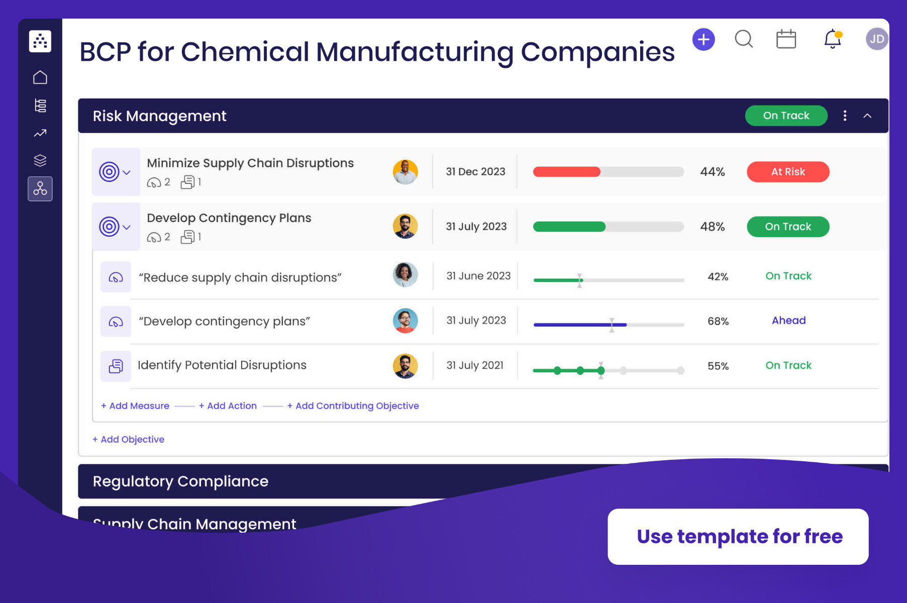 Business Continuity Plan Template for Chemical Manufacturing Companies