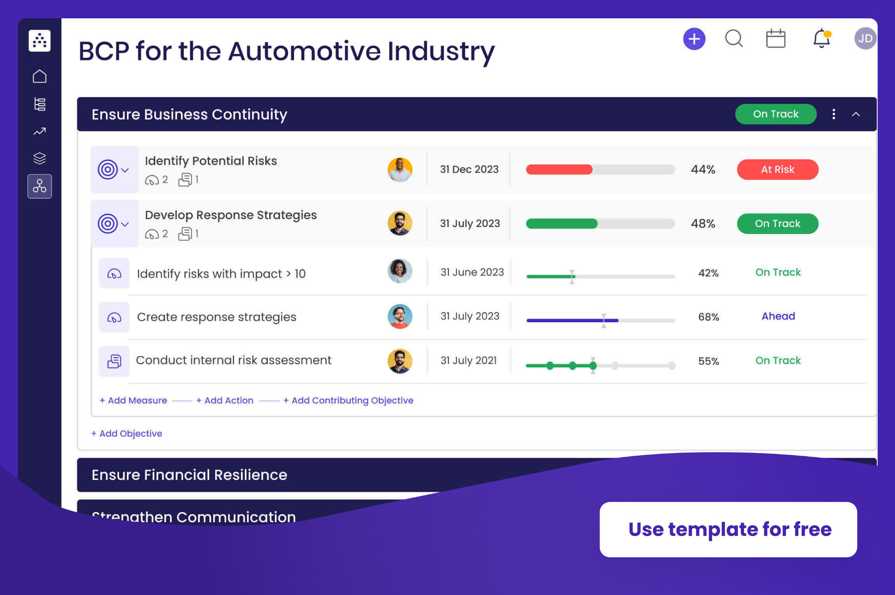 Business Continuity Plan Template for the Automotive Industry