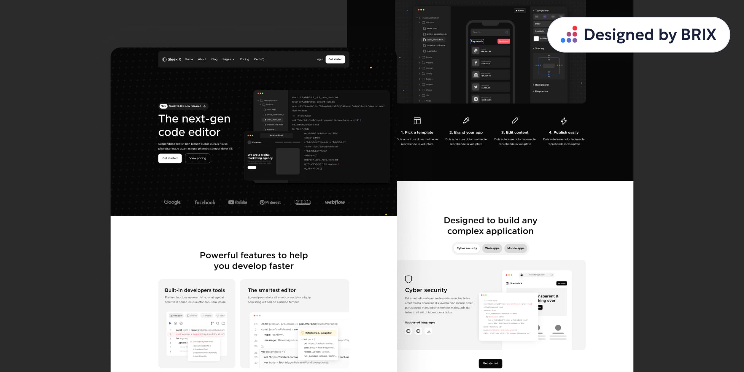 Sleek - Machine Learning Product Website Design Inspiration