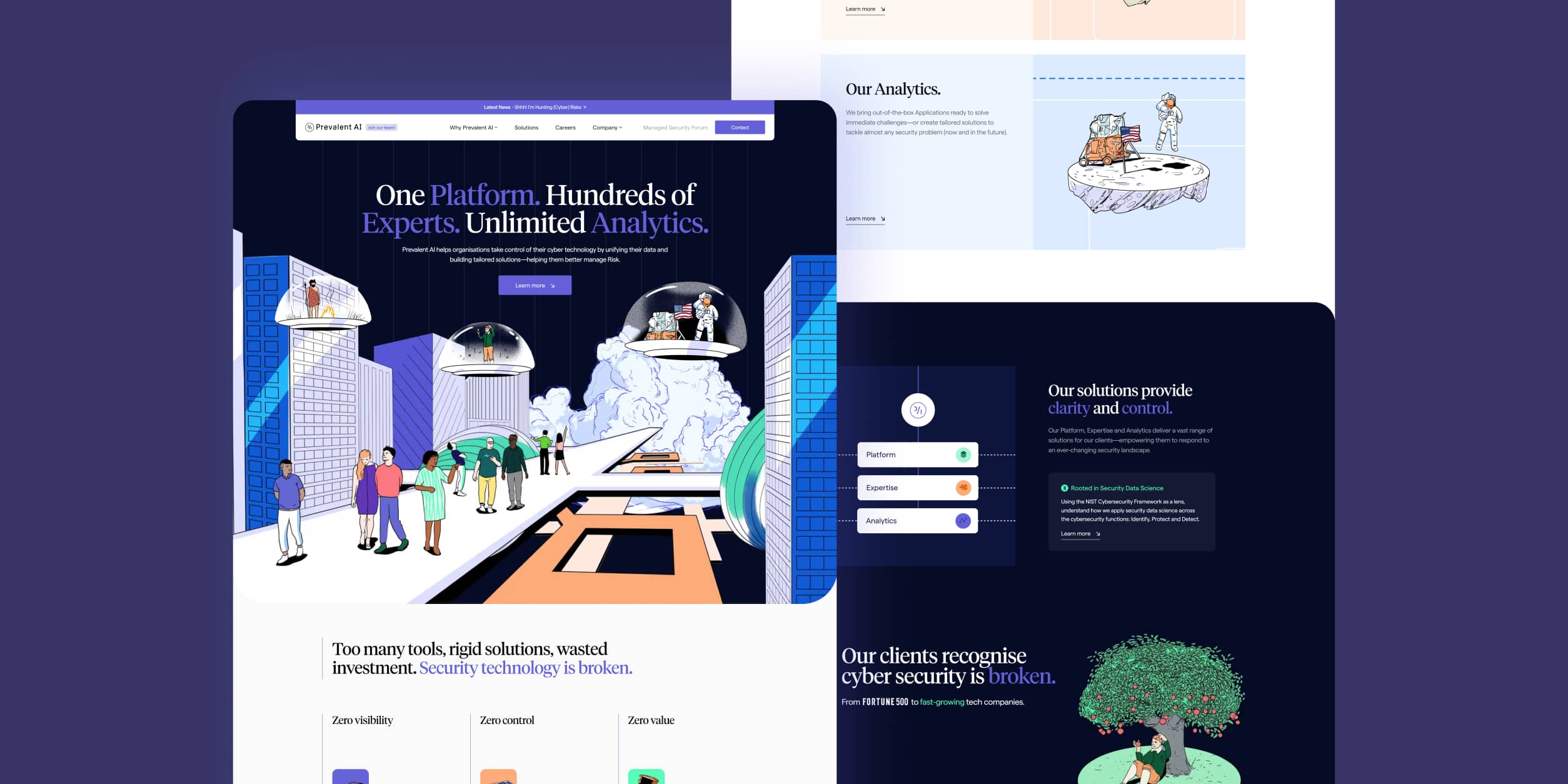 Prevalent.ai - ML Web Design Inspiration