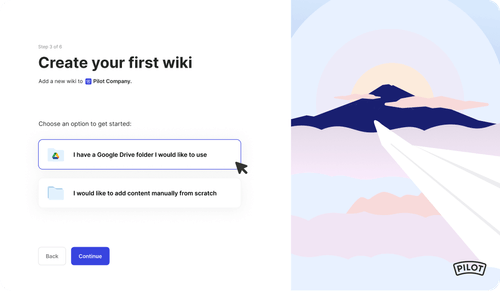 Pilot - Wiki and Knowledge Base for Google Drive Teams
