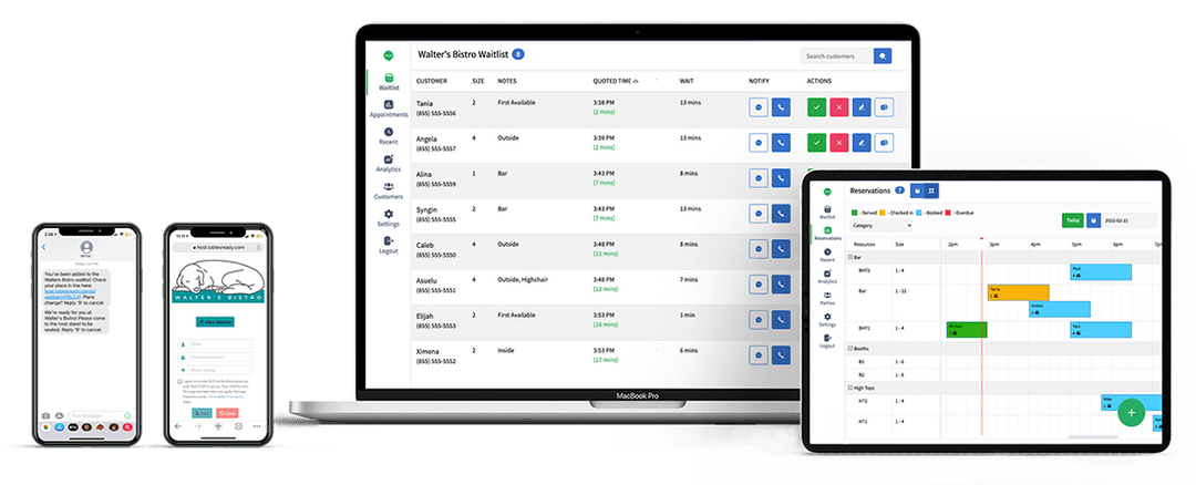 TablesReady | Effortless Waitlist Management