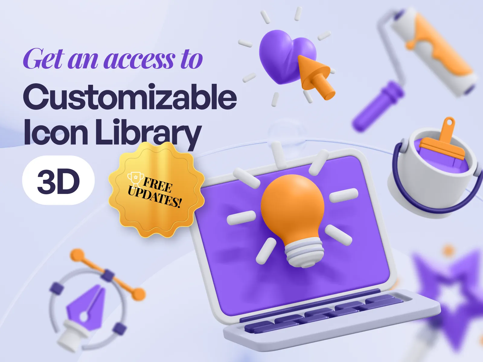 Customizable 3D Icon Library - VisualTap