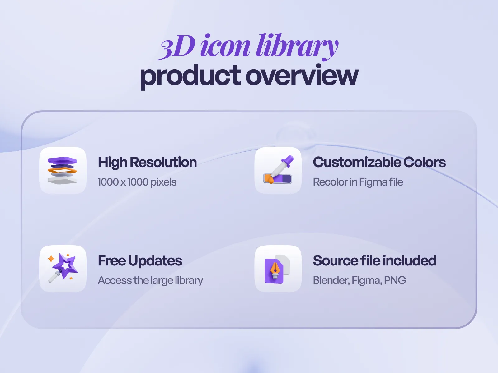 Customizable 3D Icon Library - VisualTap