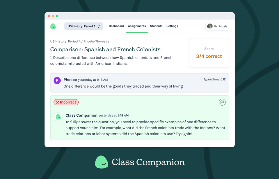 Class companion blog