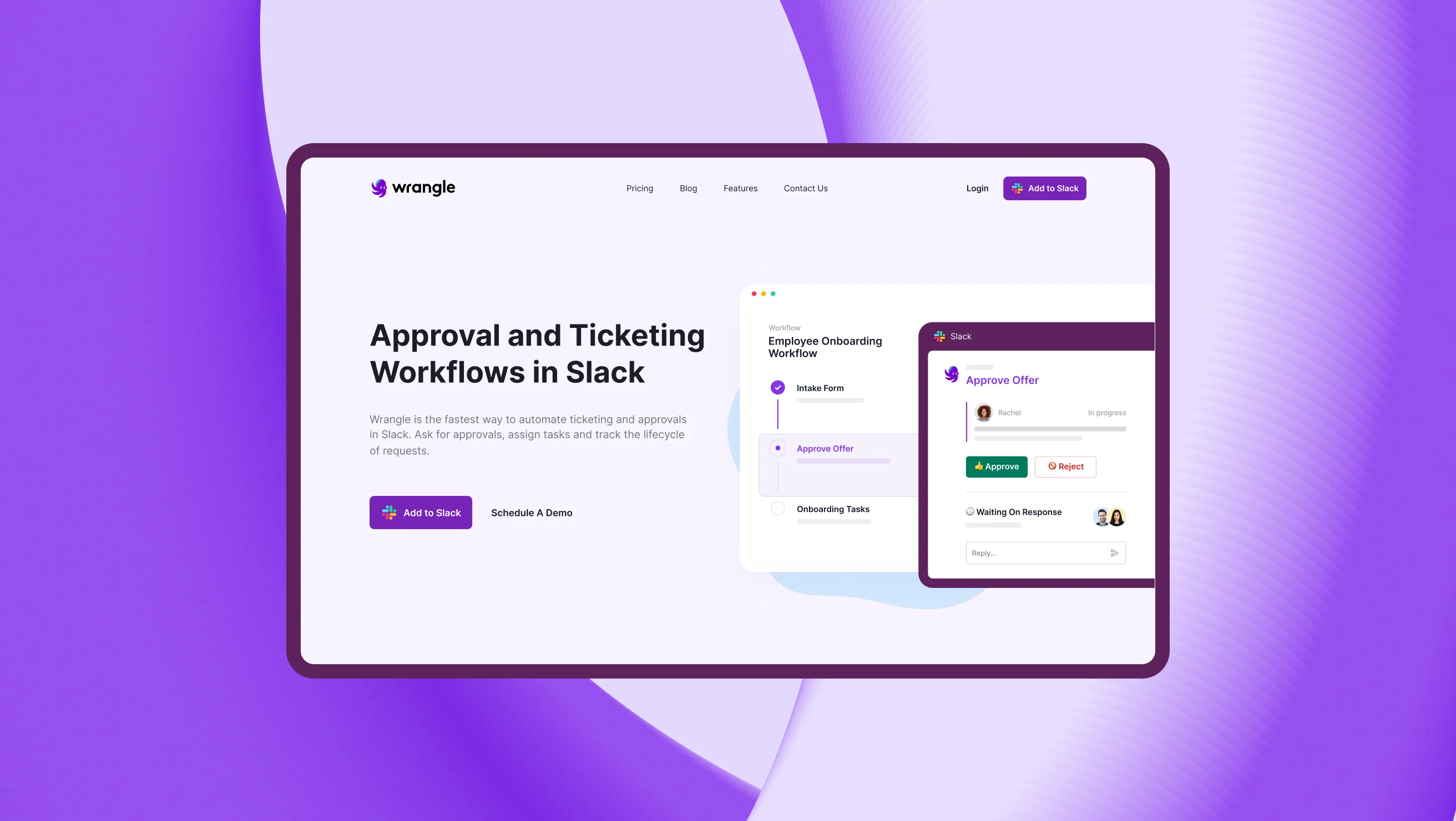 Wrangle — User-friendly landing page for IT ticketing system | Halo Lab
