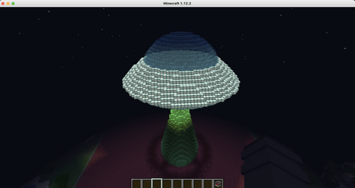 Строим НЛО в Minecraft