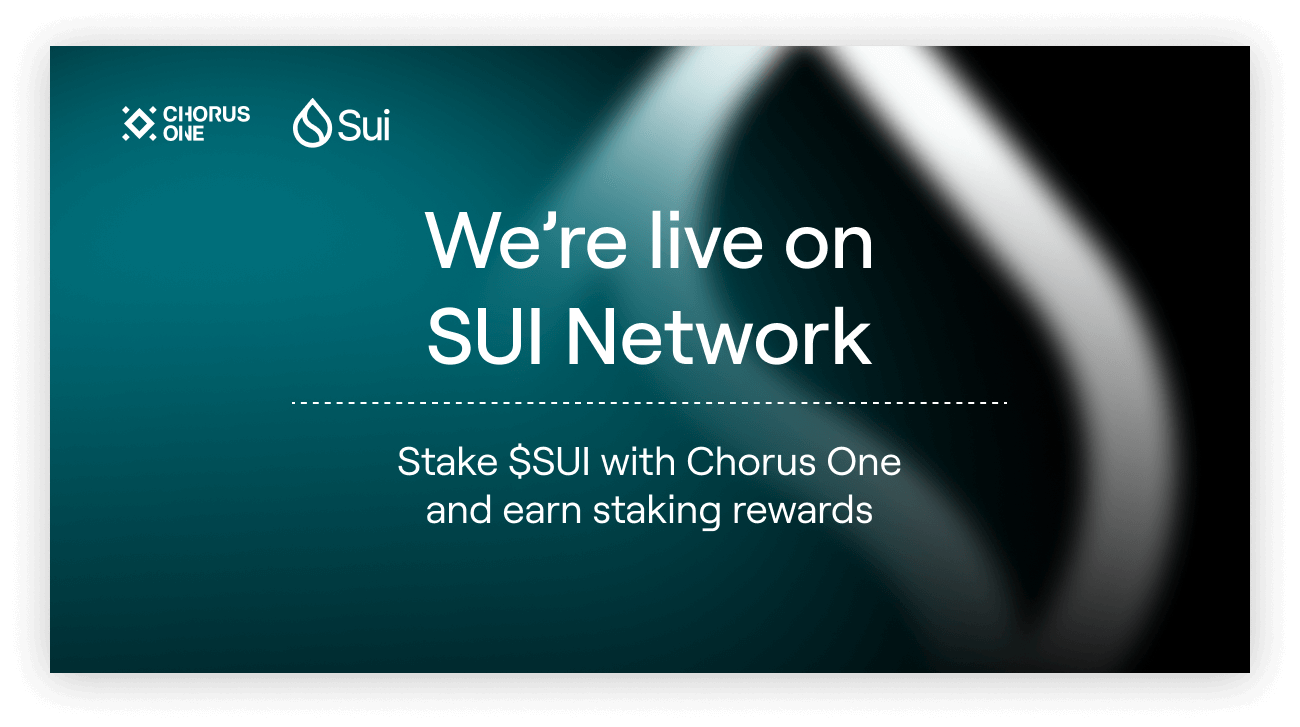 Chorus One announces staking support for Sui Network