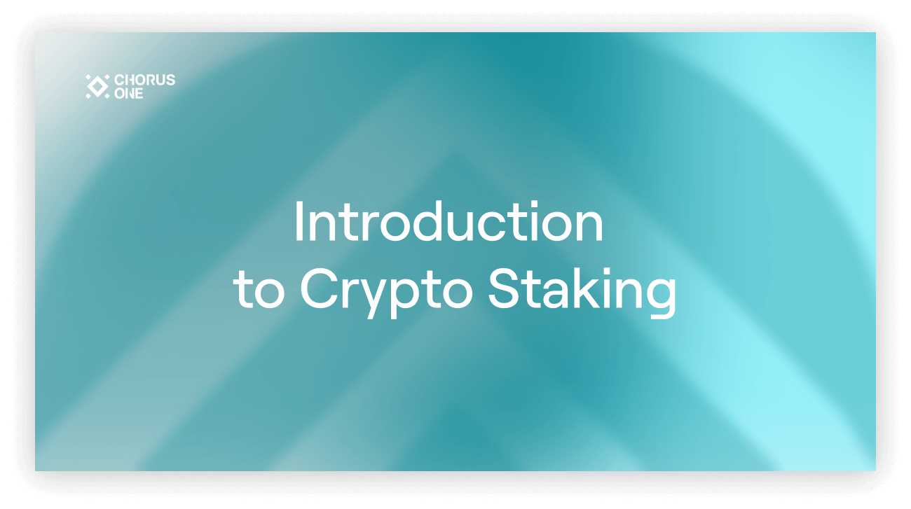 Introduction to Crypto Staking. Explaining how a crypto holder can earn