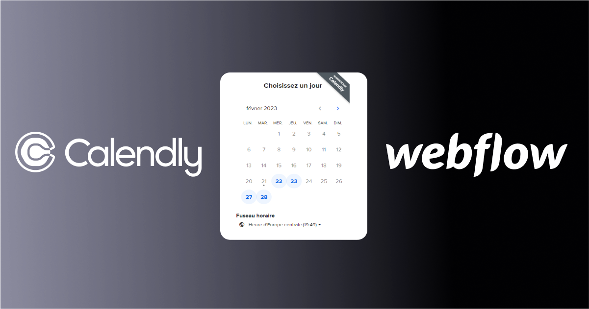 How to integrate a Calendly calendar in Webflow