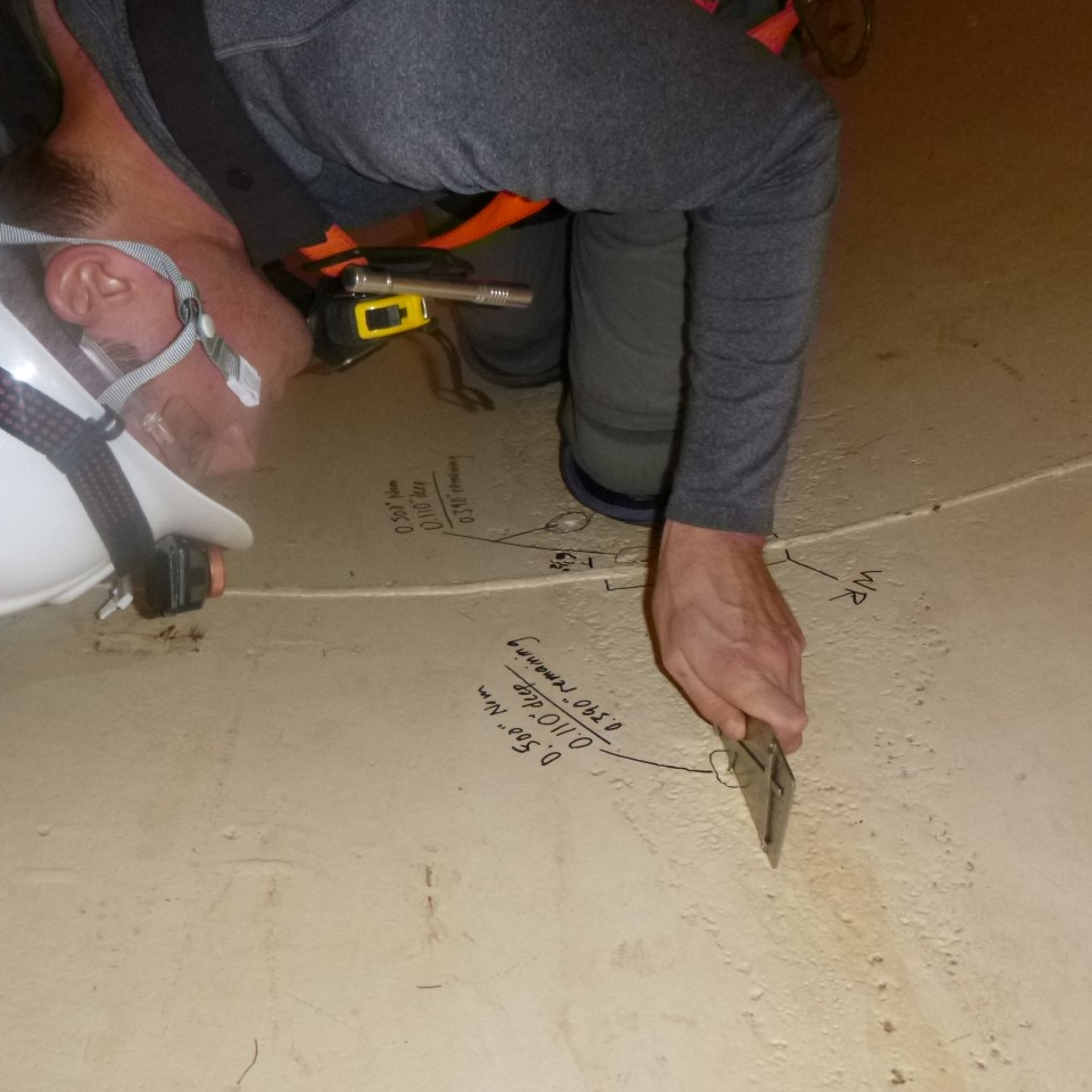 A pressure vessel storage tank