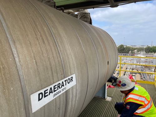 A pressure vessel heat exchanger