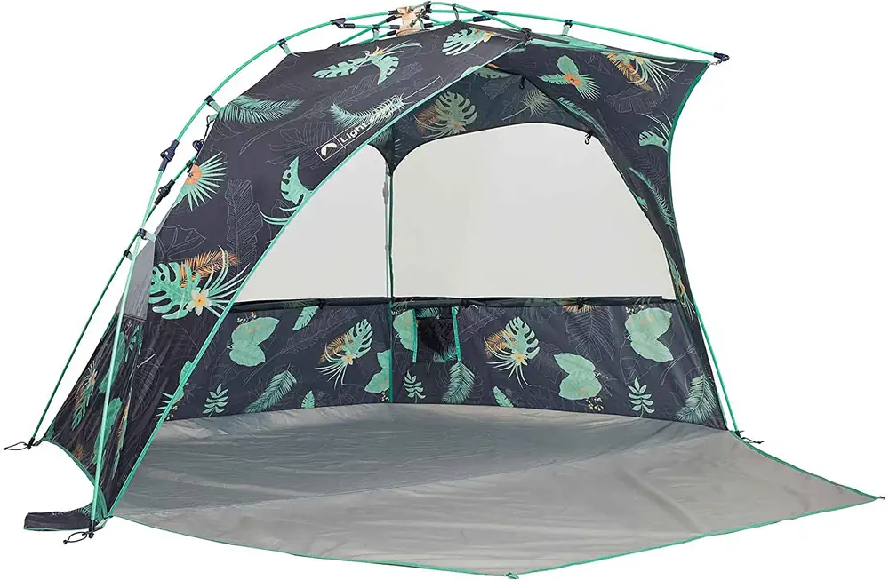 Lightspeed outdoors floral print beach shade shelter