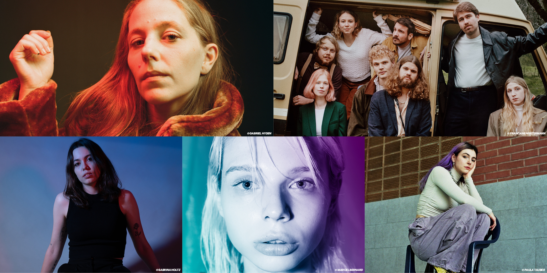 Gabriel Hyden, Franca Hengstermann, Paula Tauber, Marcel Bernard, Sabrina Holtz