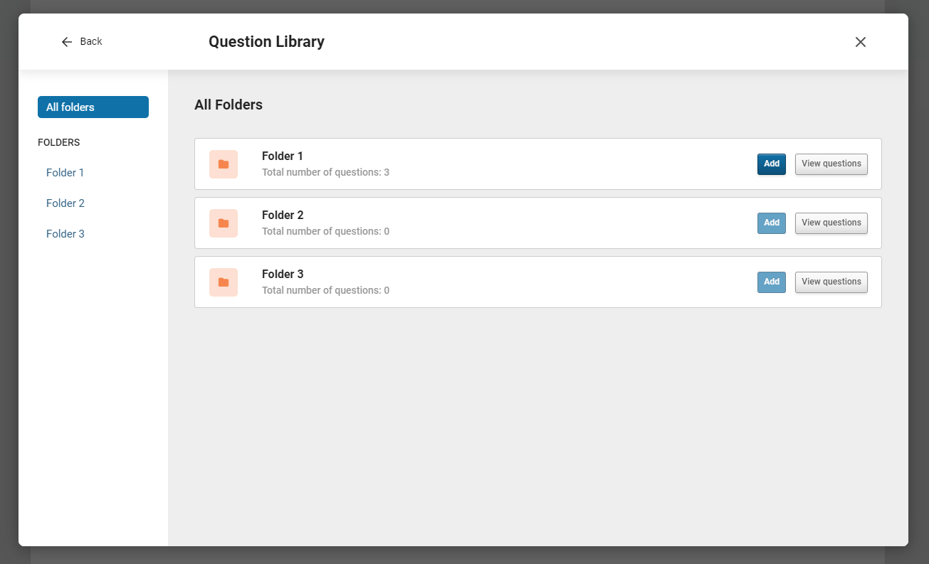 Image showing question library