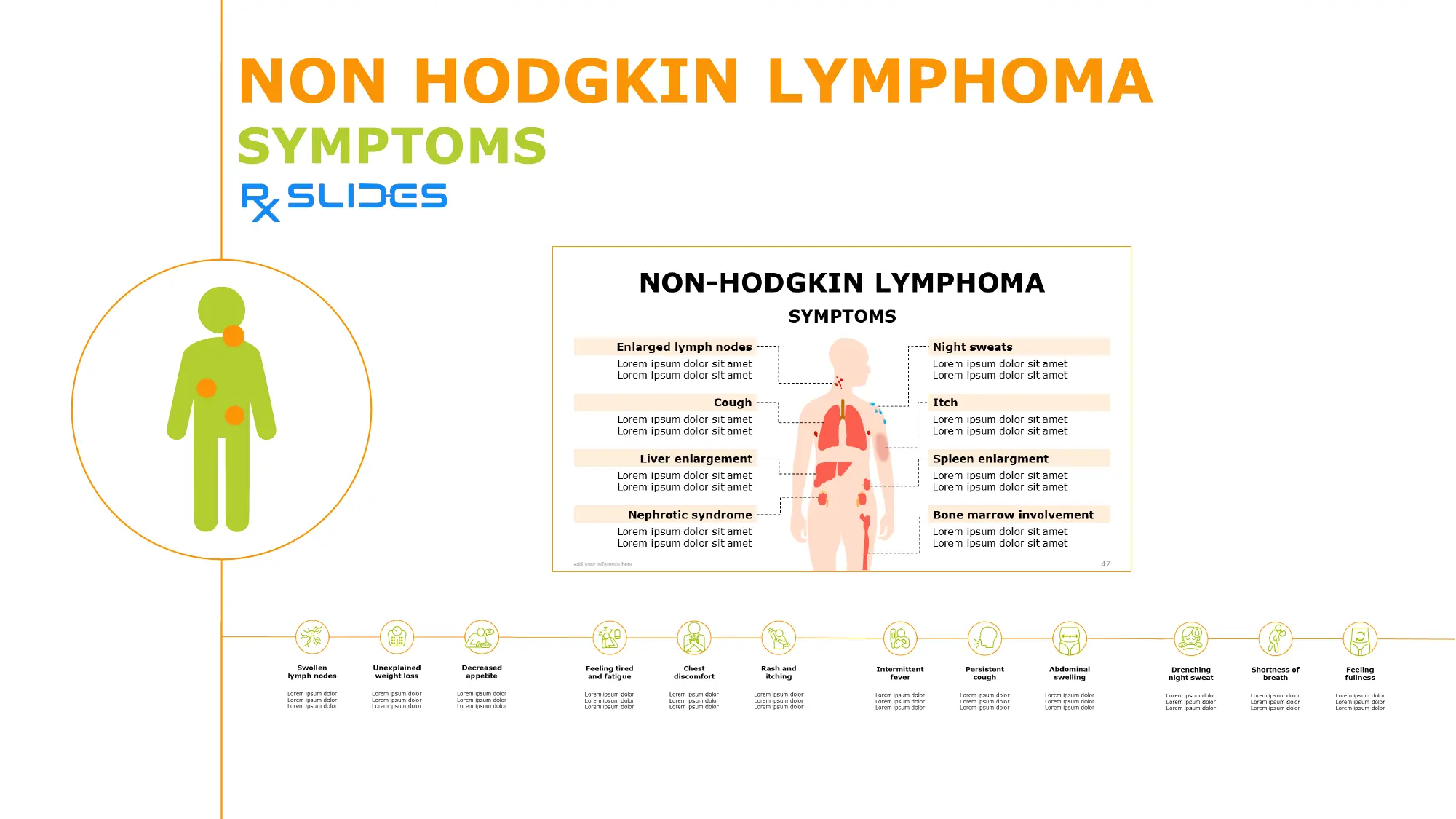 Download Non Hodgkin's lymphoma PowerPoint Template | RxSlides
