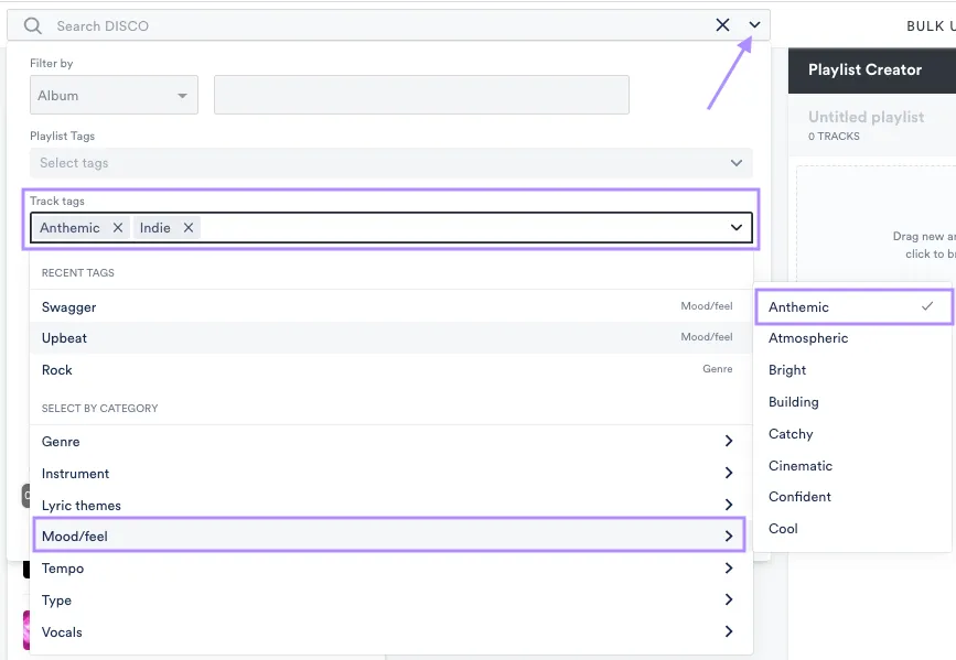 Advanced Search Filters