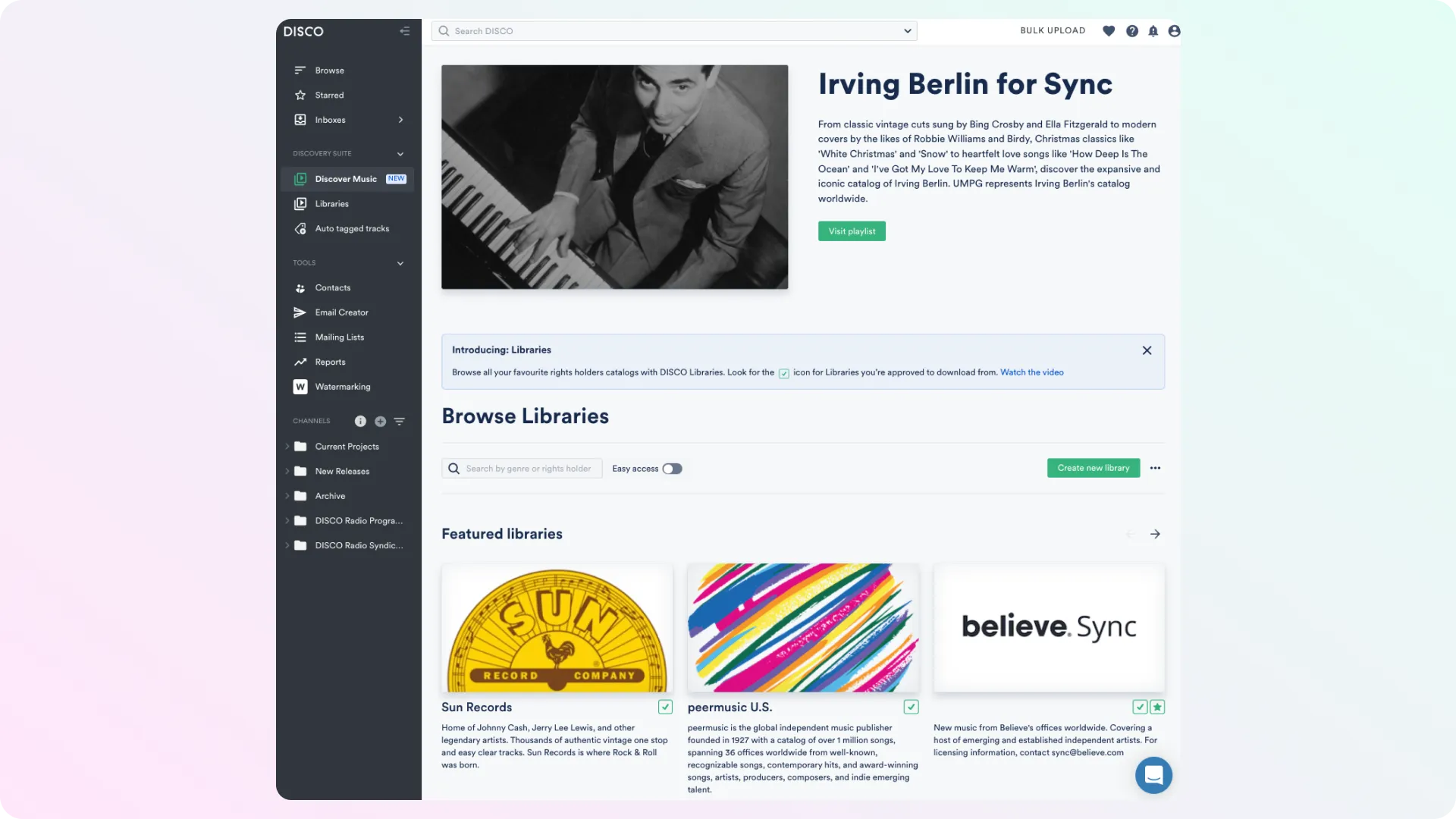 Discover DISCO Catalogs