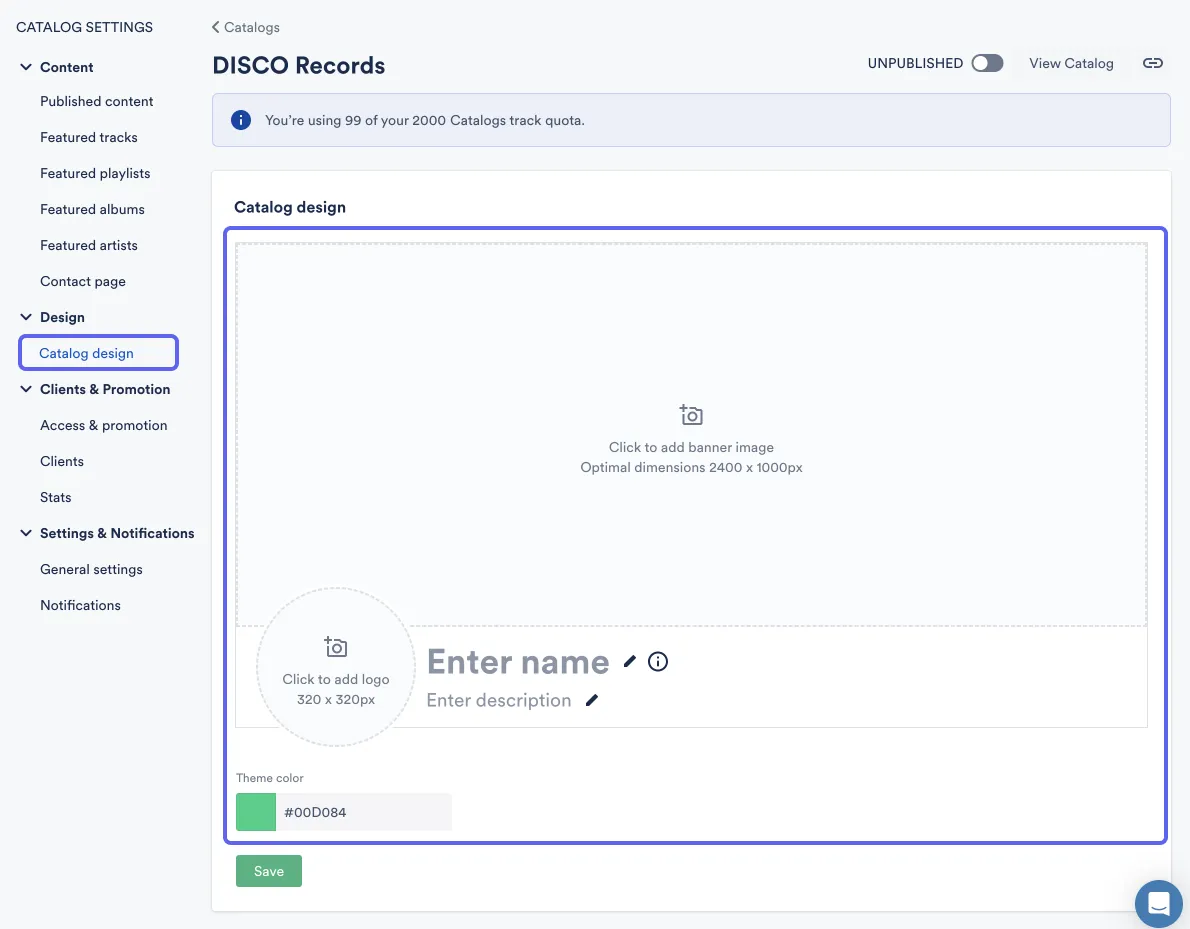 How to build a DISCO Catalog