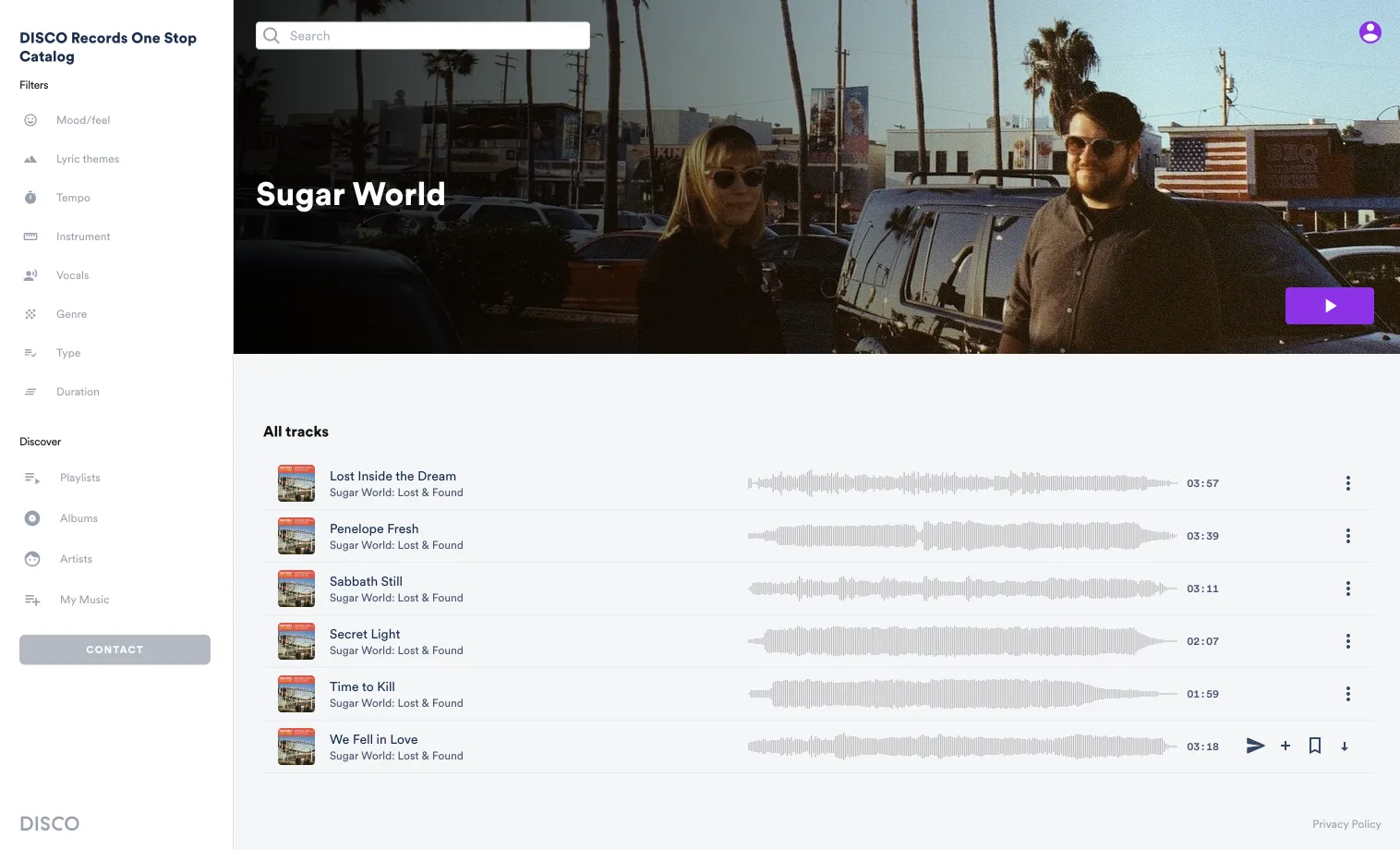 How to build a DISCO Catalog