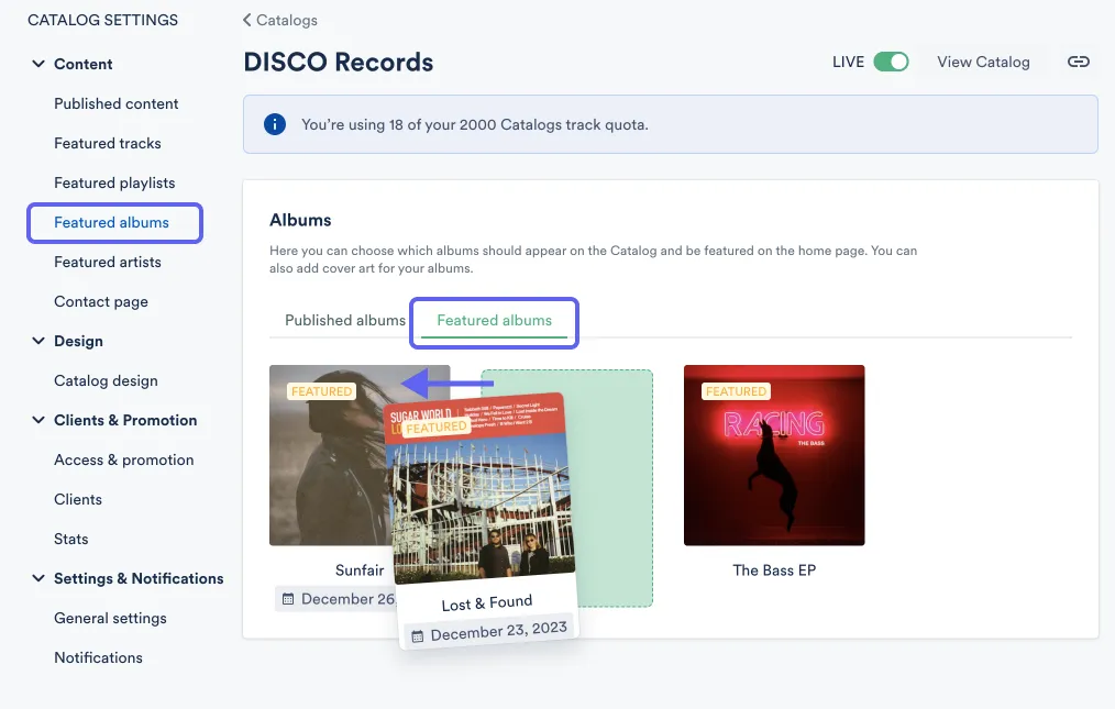 How to build a DISCO Catalog