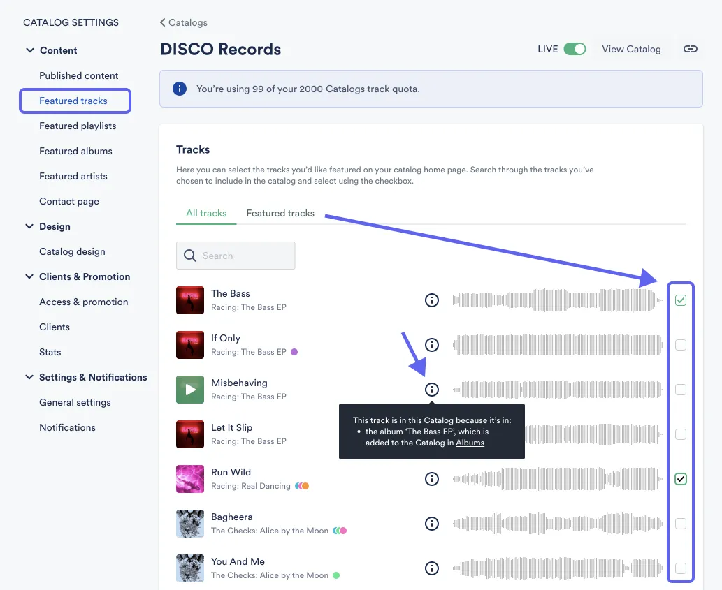 How to build a DISCO Catalog