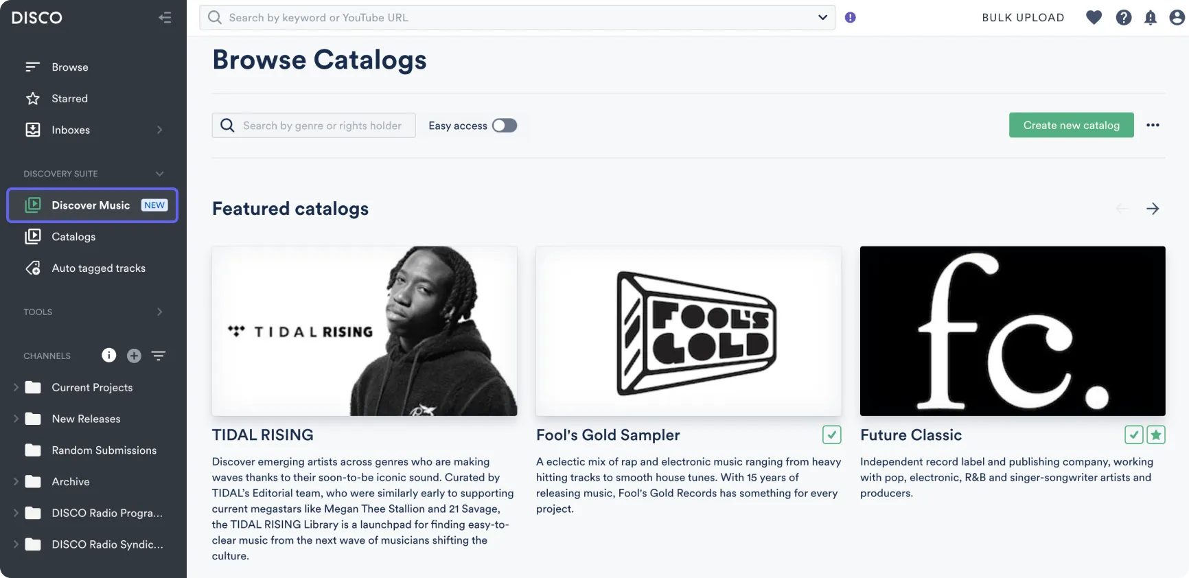 Promoting DISCO Catalogs to Music Supervisors