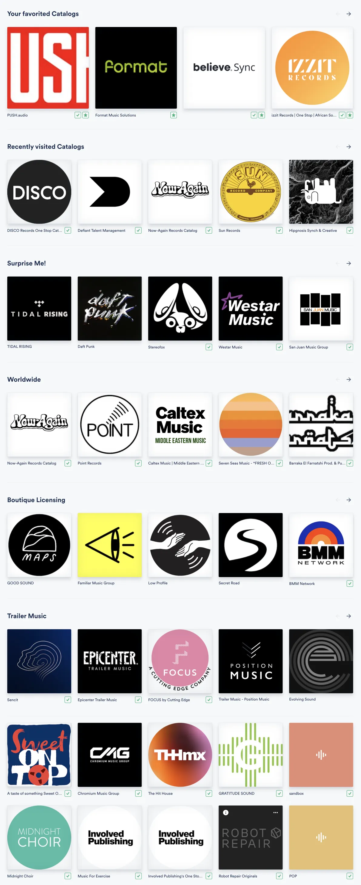 Discover DISCO Catalogs