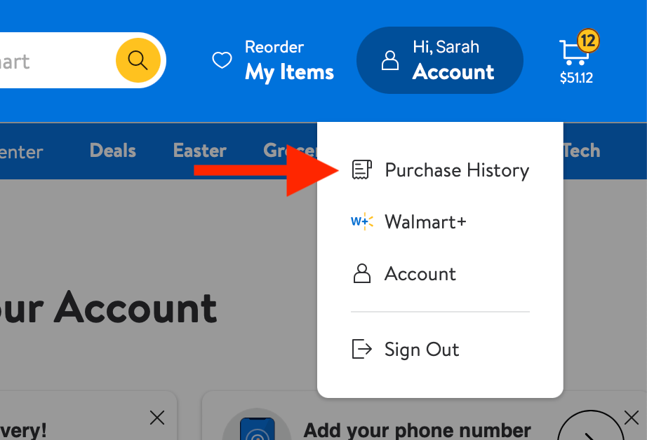 How to Retrieve a Receipt From Walmart