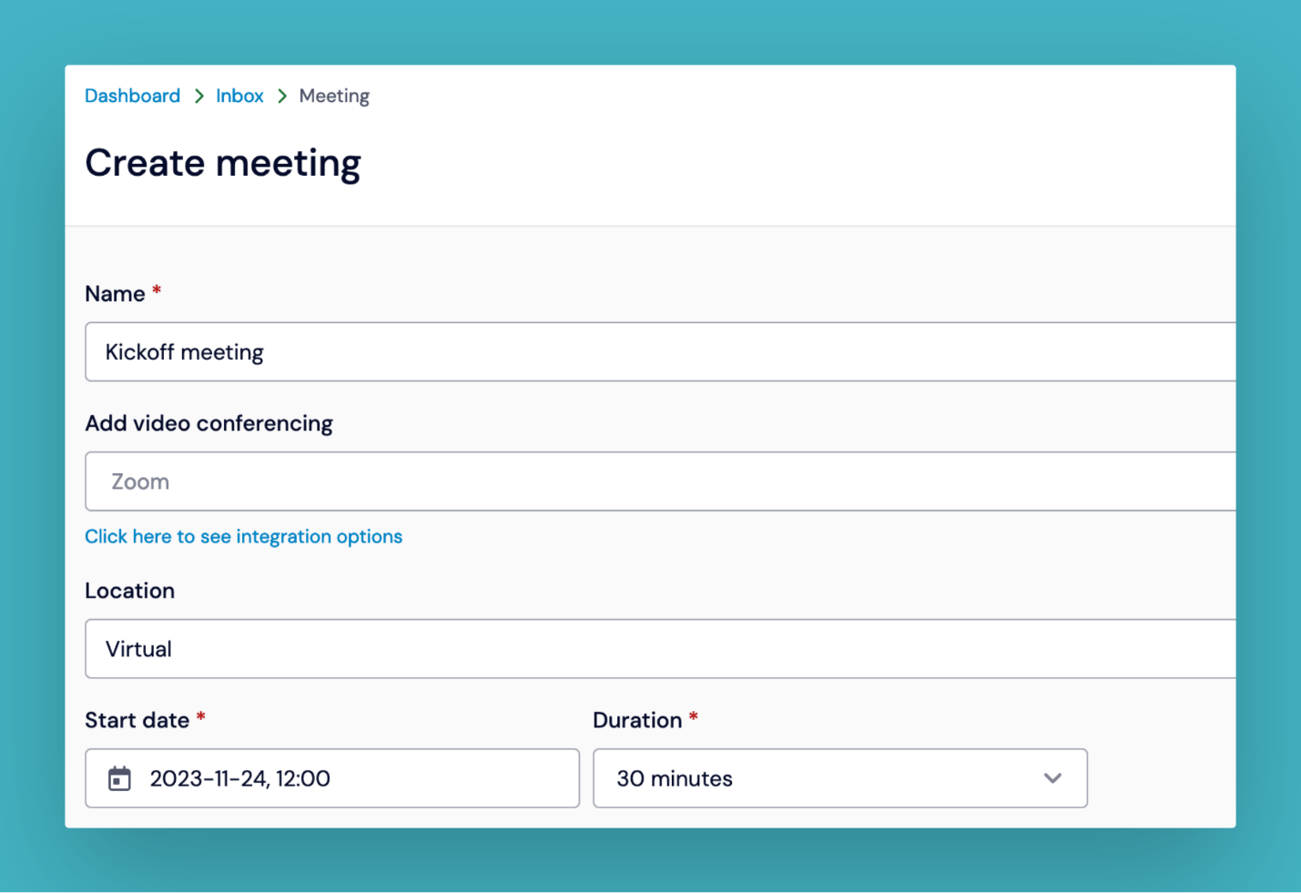 A screenshot of a meetingDescription automatically generated