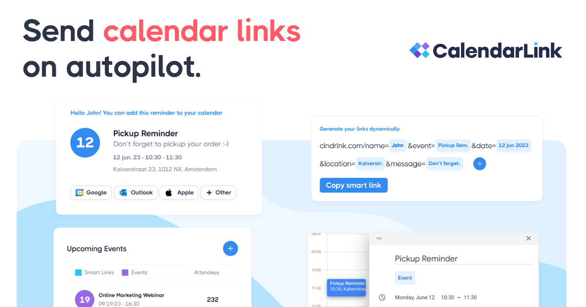 Add to Calendar Link Generator