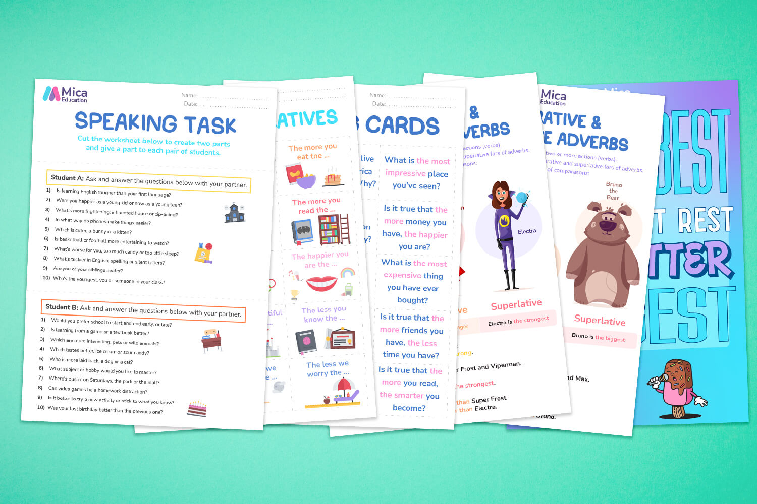 Mica Education Shop - Present Continuous Bundle