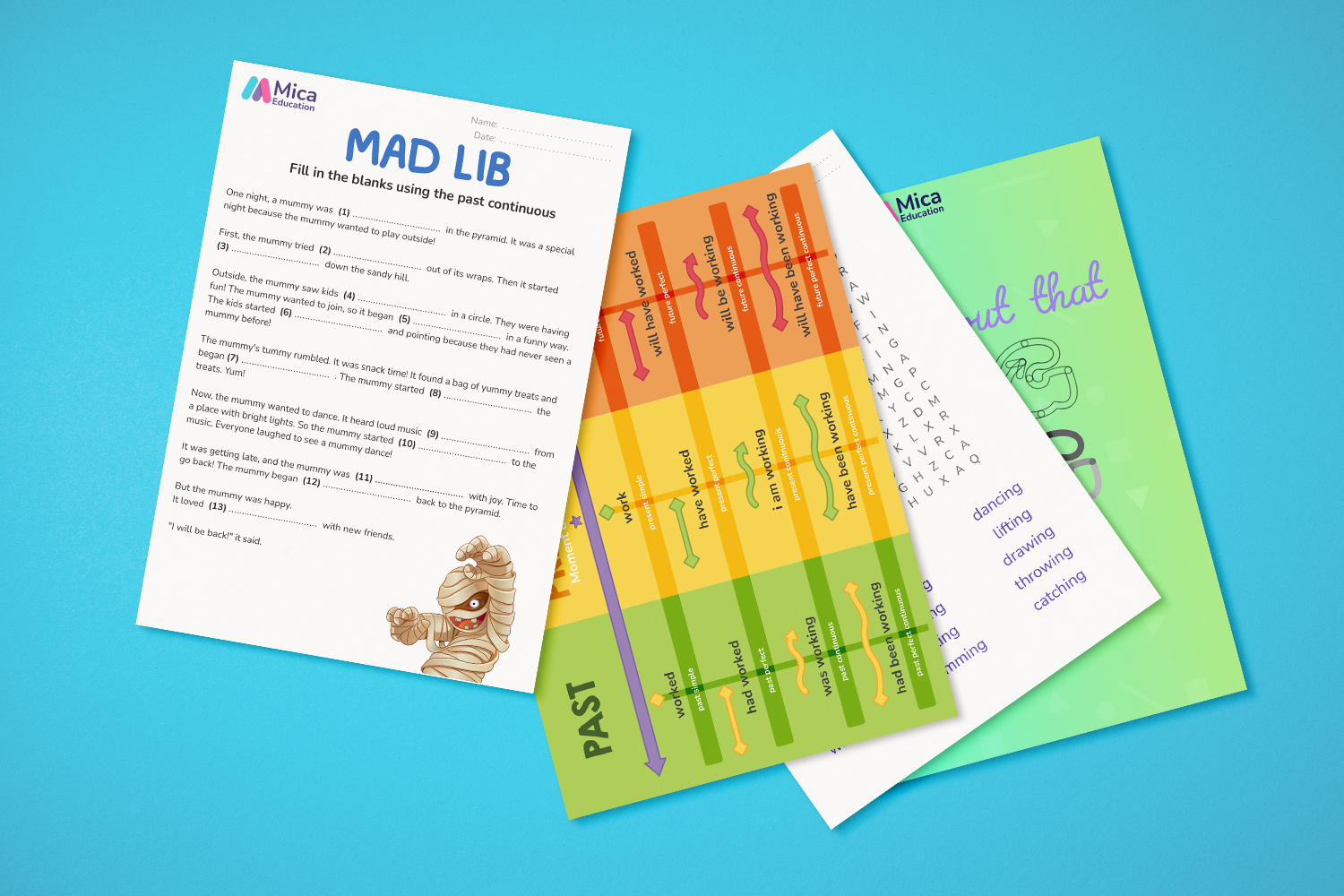 Mica Education Shop - Present Continuous Bundle