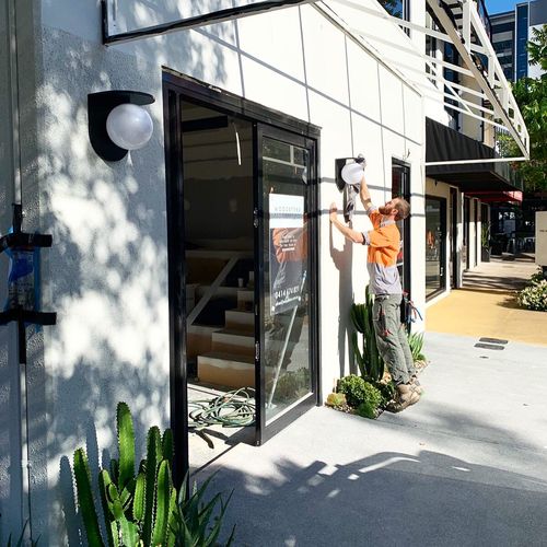 waterproof outdoor lighting by qualified electrician from Q State Electrical who provide Northside and Southside Brisbane with electrical services