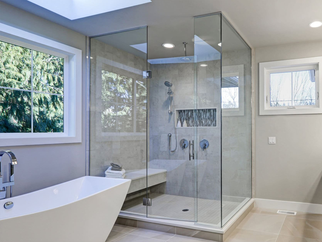 Revamping Bathrooms with Lowe's Shower Doors National Assemblers