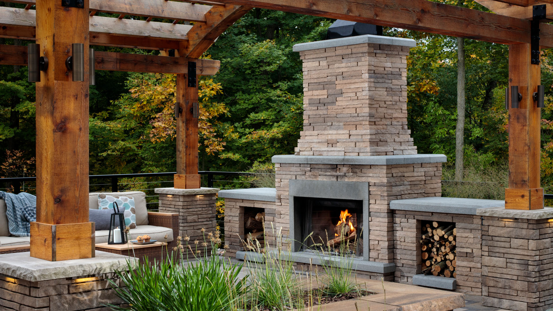 Outdoor Fireplace Concepts & Styles National