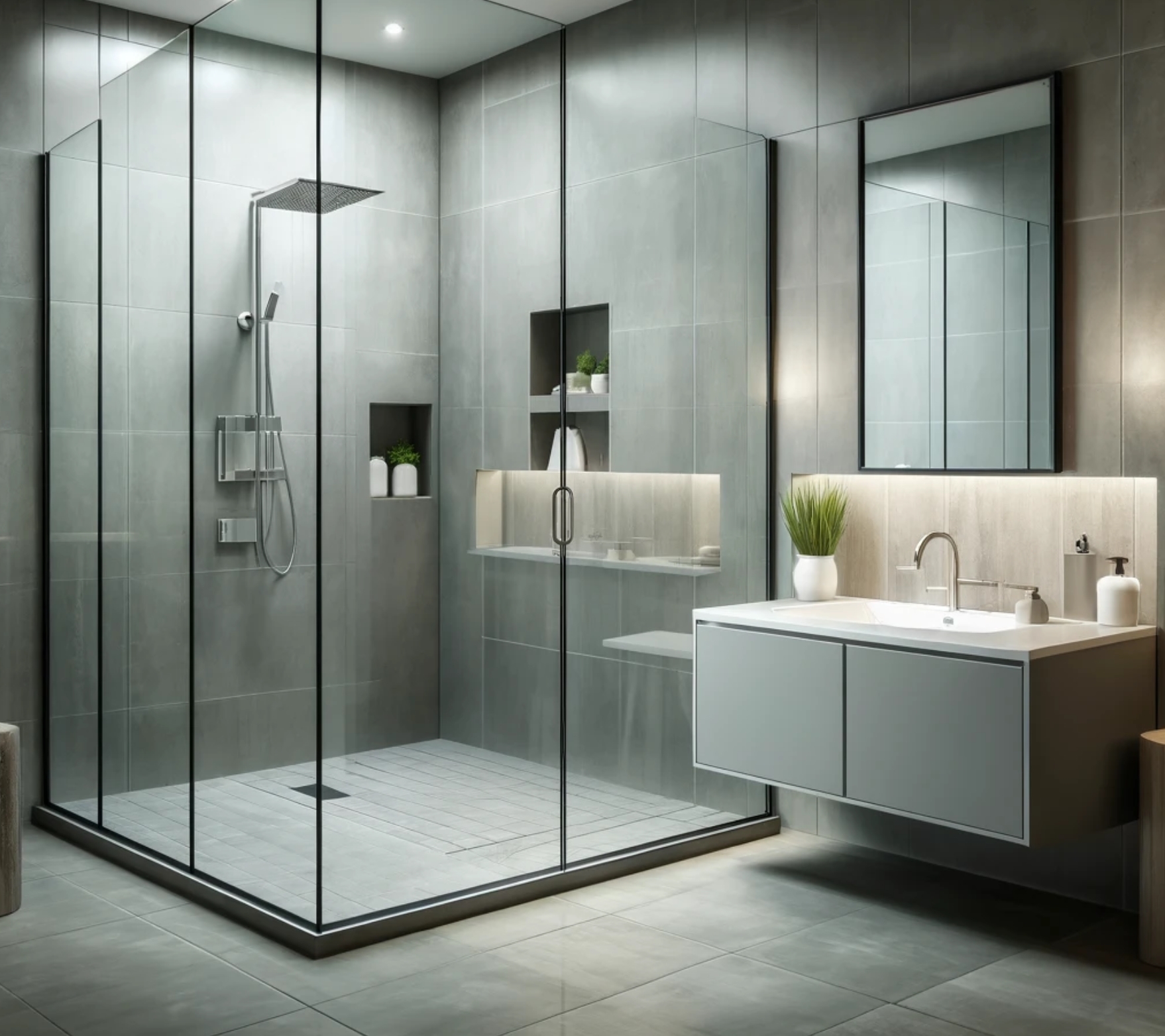 Revamping Bathrooms with Lowe's Shower Doors National Assemblers