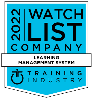 Training Industry 2022 Watchlist Learning Management System award