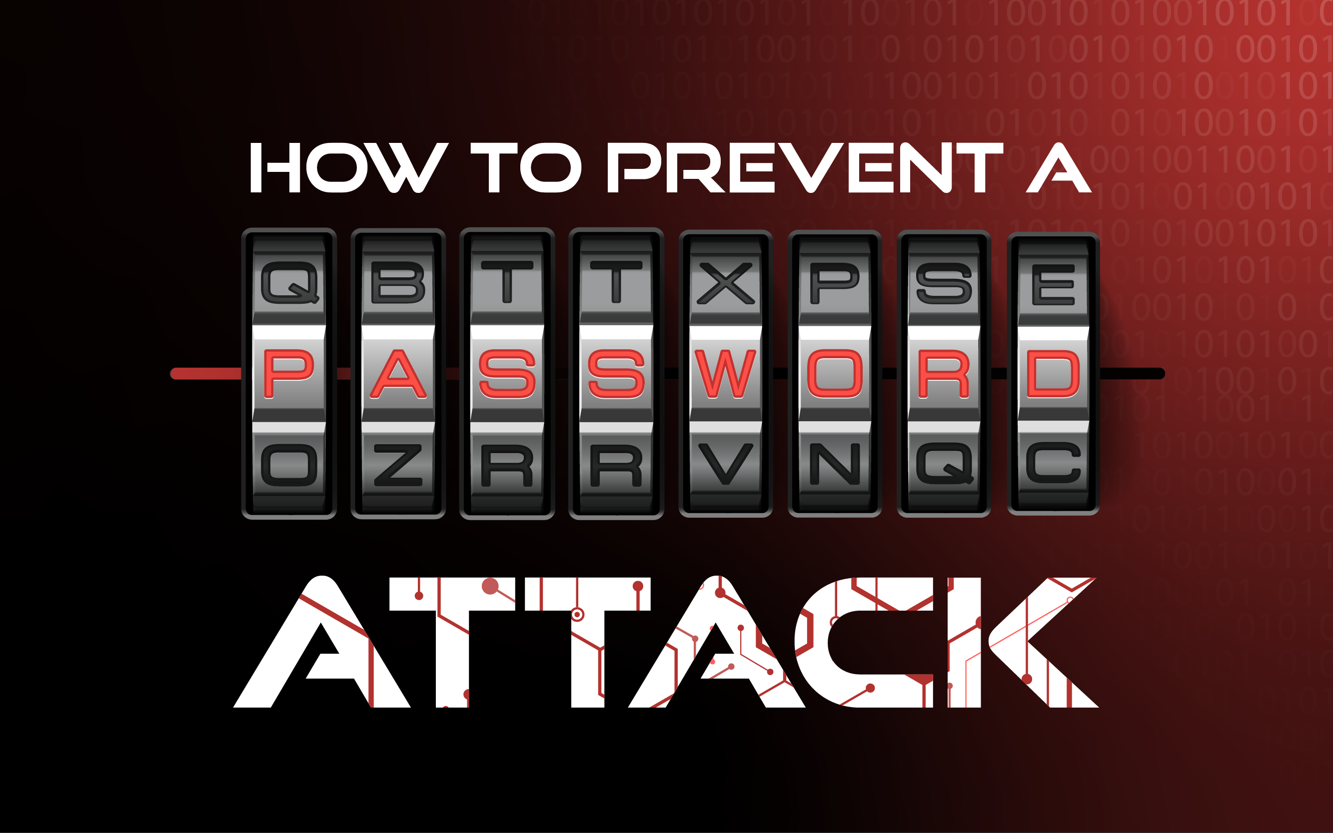 Blog header Image of How to Prevent a Password Attack with lock combination