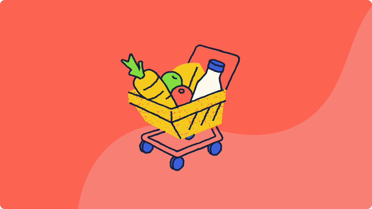 How to Go Grocery Shopping Once a Month YNAB