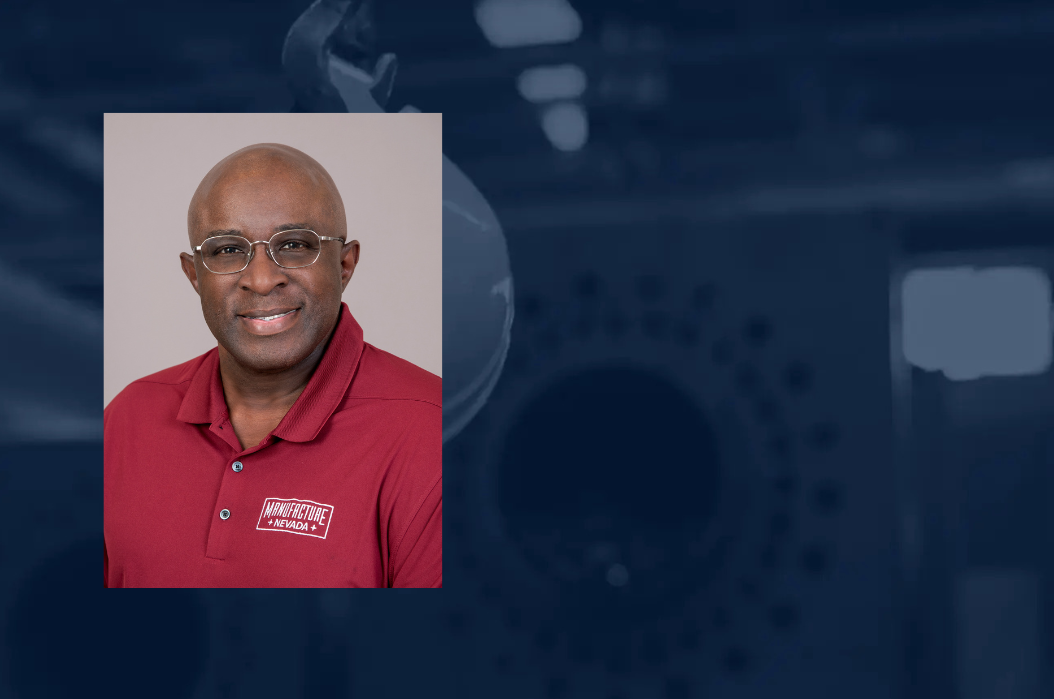 Larry's headshot on blue background