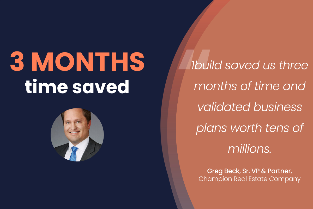 Champion Real Estate Company Partners with 1build for Accurate