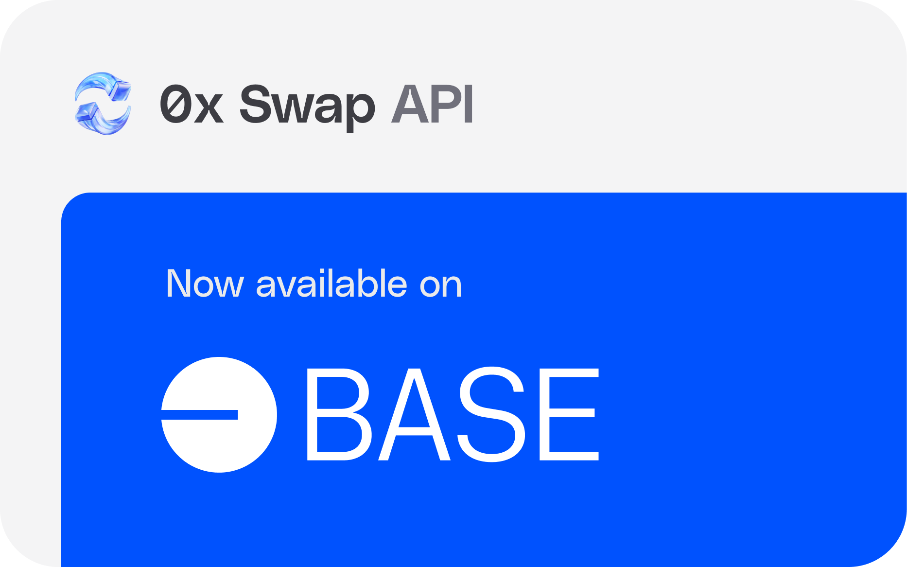 0x Swap API is now live on Base
