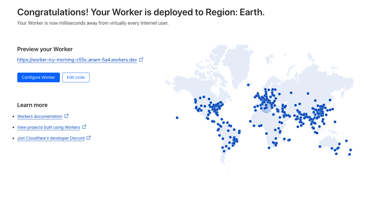 Cloudflare Worker Setup